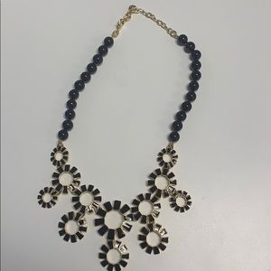 Navy Statement Necklace